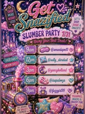Join me on the Get Snazified Share Show Train! New Themes Every Week 💎☀️🌺